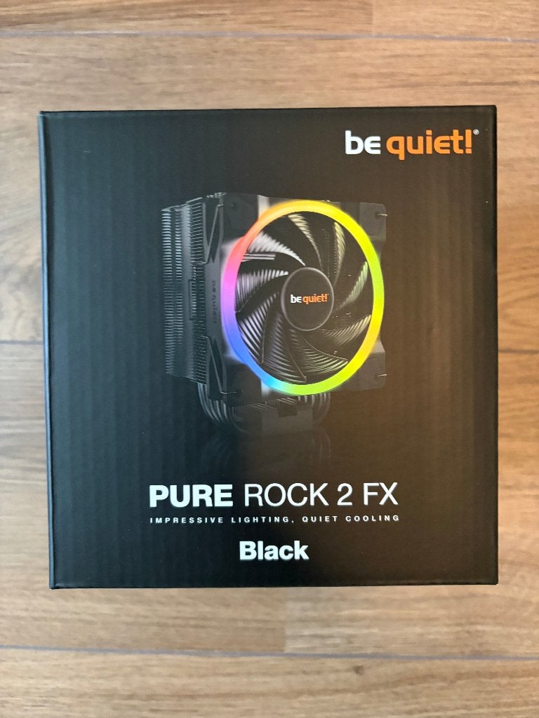 be quiet! Pure Rock 2 FX RGB – CPU koeler – AM4/AM5/Intel, Ophalen of Verzenden, Gebruikt, Luchtkoeling