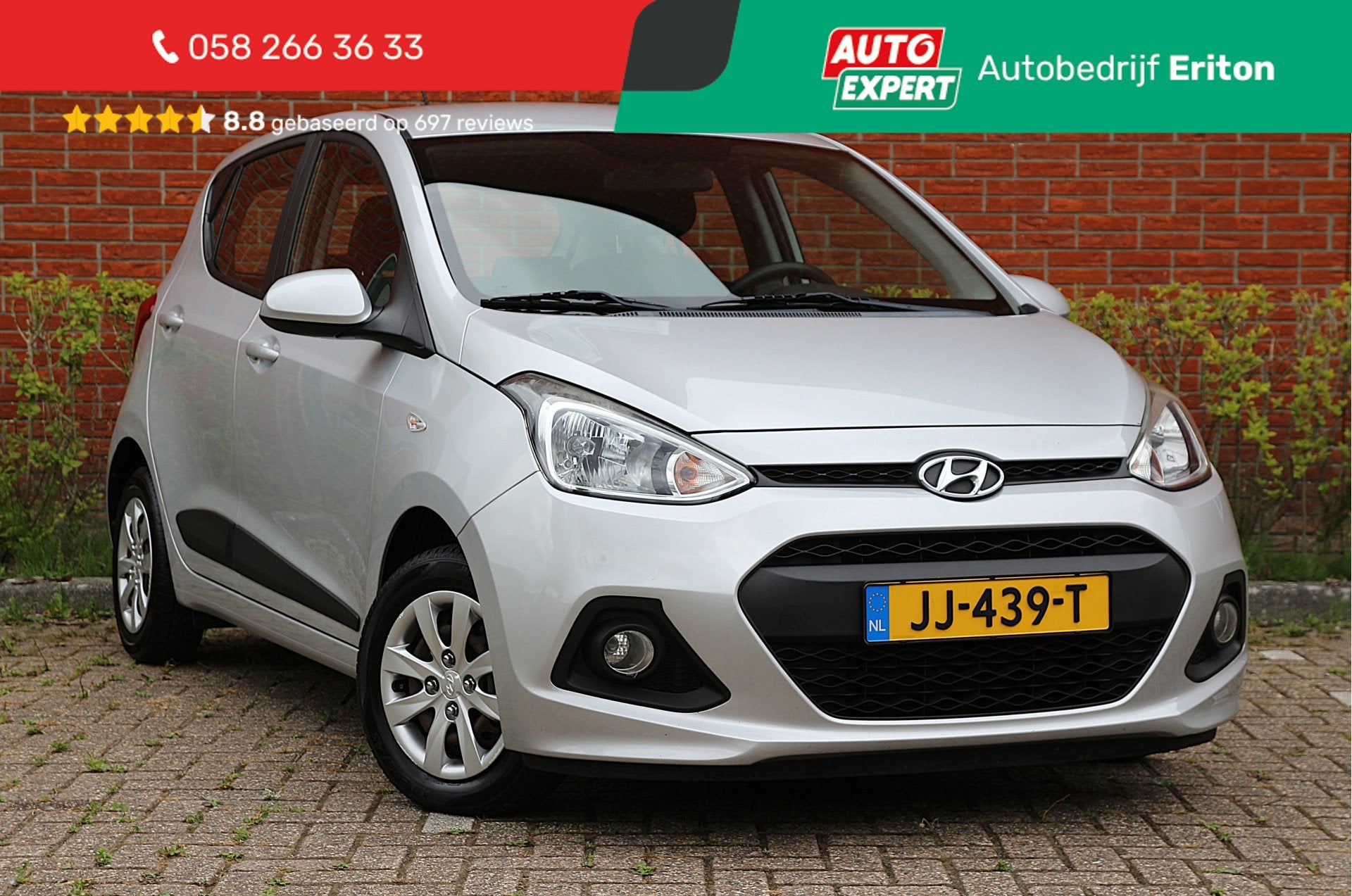 Hyundai i10 1.0i i-Motion 67pk Comfort | NL-auto | 5 deuren, Auto's, Voorwielaandrijving, Stof, Gebruikt, Met garantie (alle)
