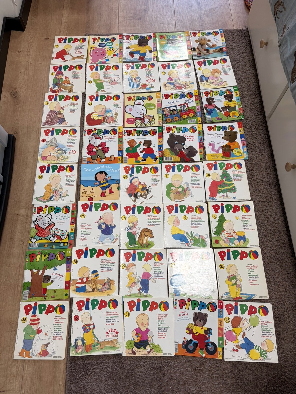 57 pippoboekjes, Ophalen of Verzenden, Gebruikt