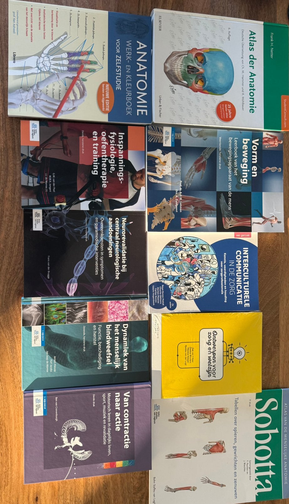 Boekenset fysiotherapie Hogeschool Utrecht, Boeken, Informatica en Computer, Nieuw, Overige onderwerpen, Ophalen