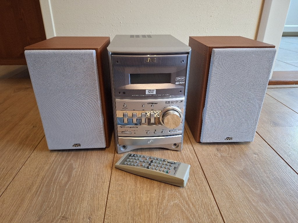JVC Micro system UX-GD6 (met dvd speler), Gebruikt, JVC, Tuner of Radio, Ophalen of Verzenden