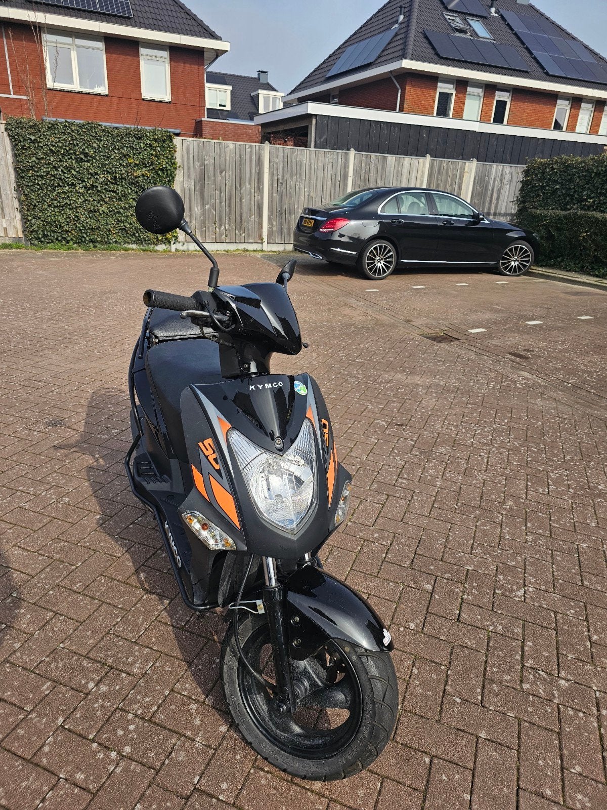 Kymco Super 8 Scooter - Zwart/Oranje, Fietsen en Brommers, Scooters | Kymco, Ophalen, Gebruikt, Benzine, Super 8