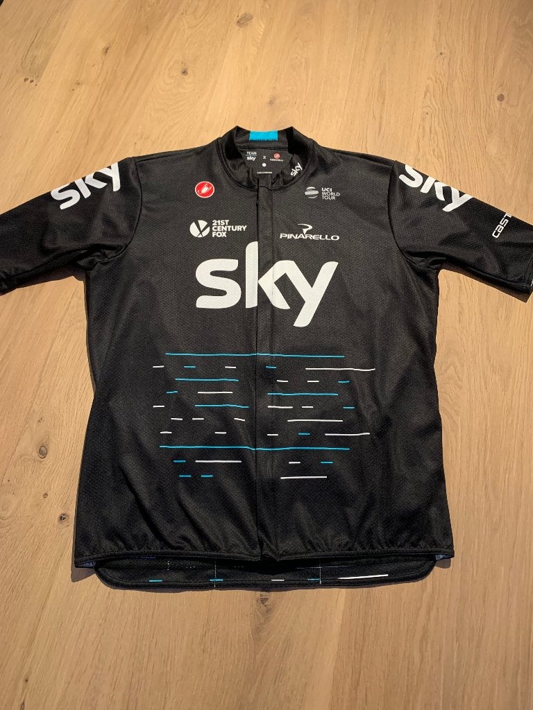 Wielershirt Team Sky Castelli, Ophalen of Verzenden, Zo goed als nieuw, Kleding