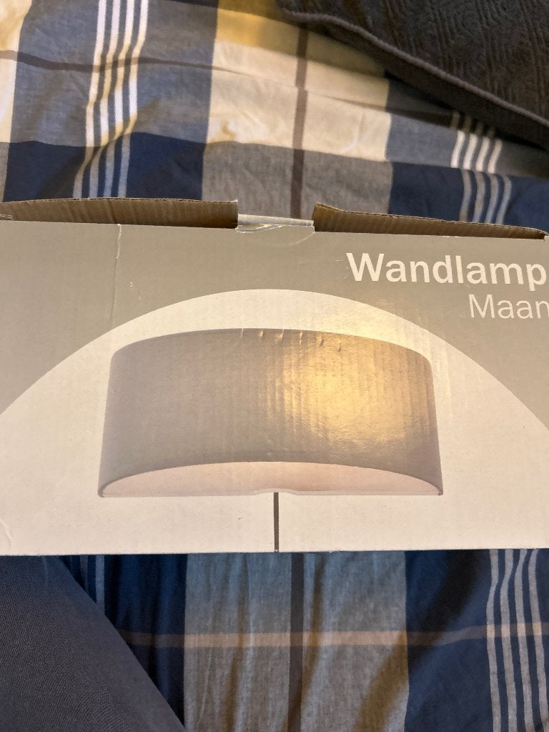 Wandlamp Maan - Nieuw in doos, Huis en Inrichting, Lampen | Wandlampen, Ophalen, Nieuw, Overige merken, Wandlamp