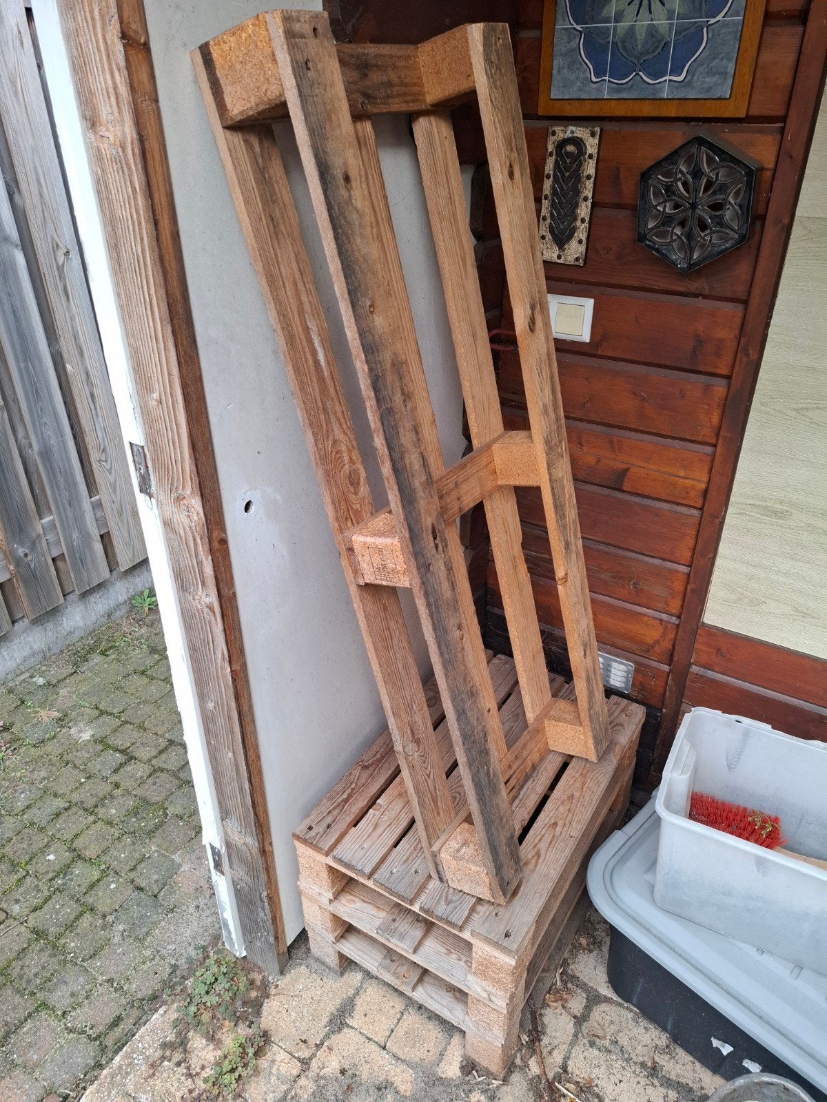 Gebruikte pallets voor diverse doeleinden, Ophalen, Gebruikt, 50 mm of meer, Pallet