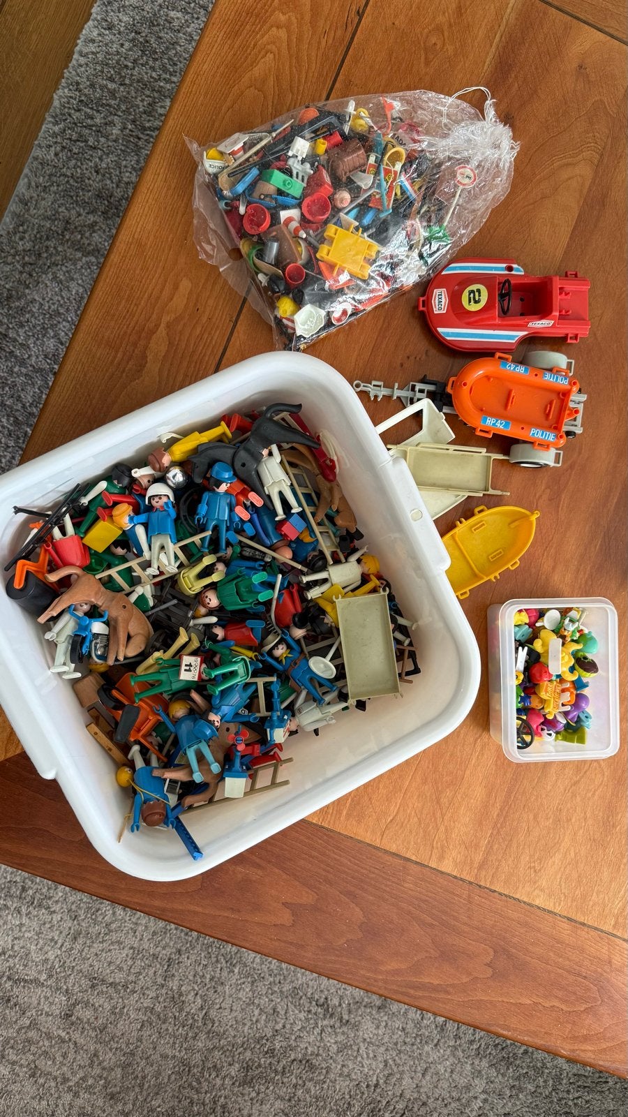 Grote partij Playmobil met poppetjes en accessoires, Kinderen en Baby's, Speelgoed | Overig, Ophalen, Gebruikt, Jongen of Meisje