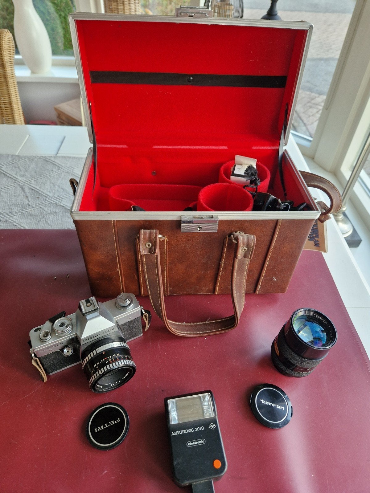 Praktica Super TL3 Camera Set met Accessoires, Overige merken, Camera, Ophalen of Verzenden, Gebruikt