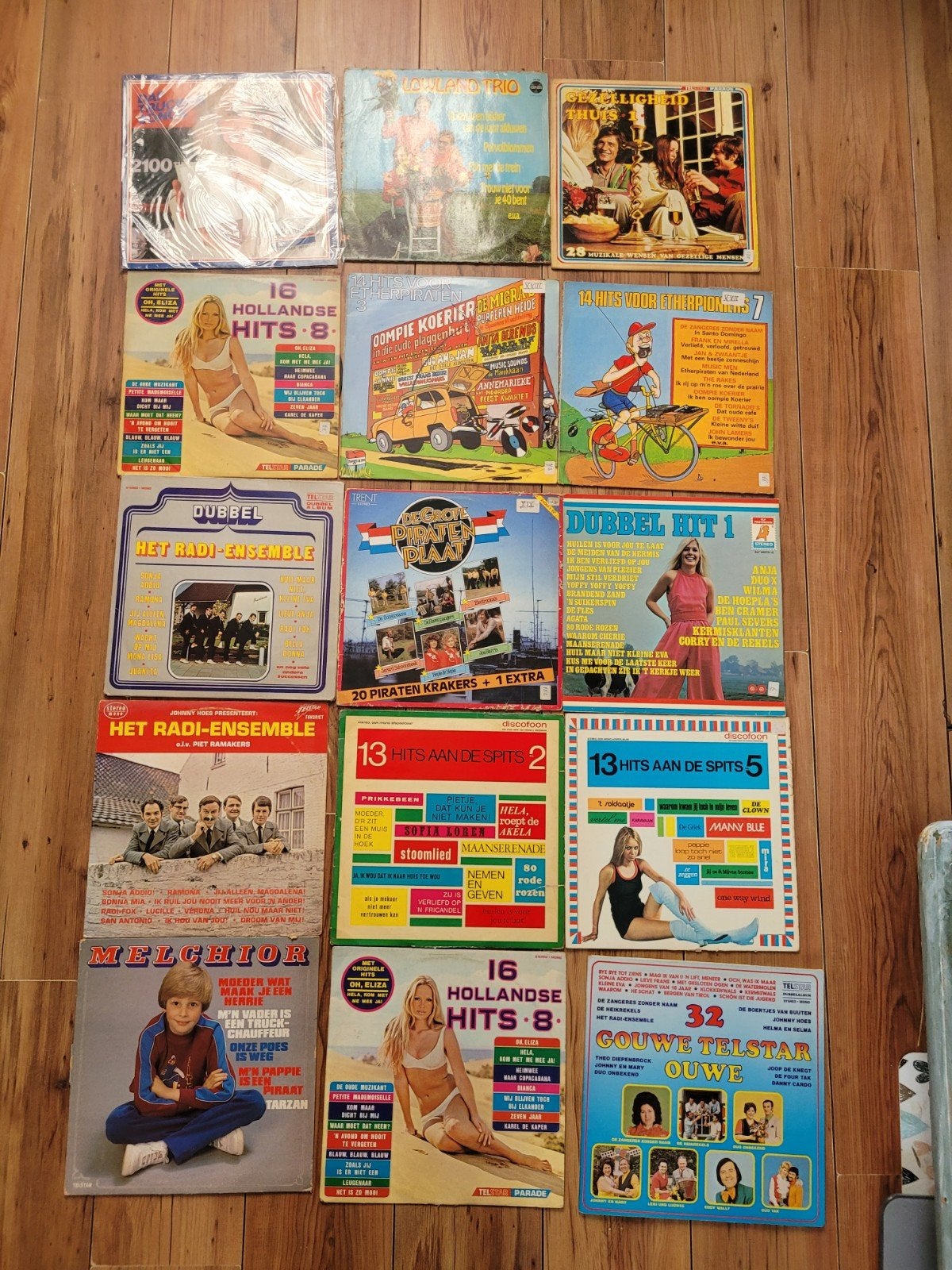 35 lp's. Piraten. Geheime zender. Telster, Ophalen, Gebruikt, Overige formaten, Levenslied of Smartlap