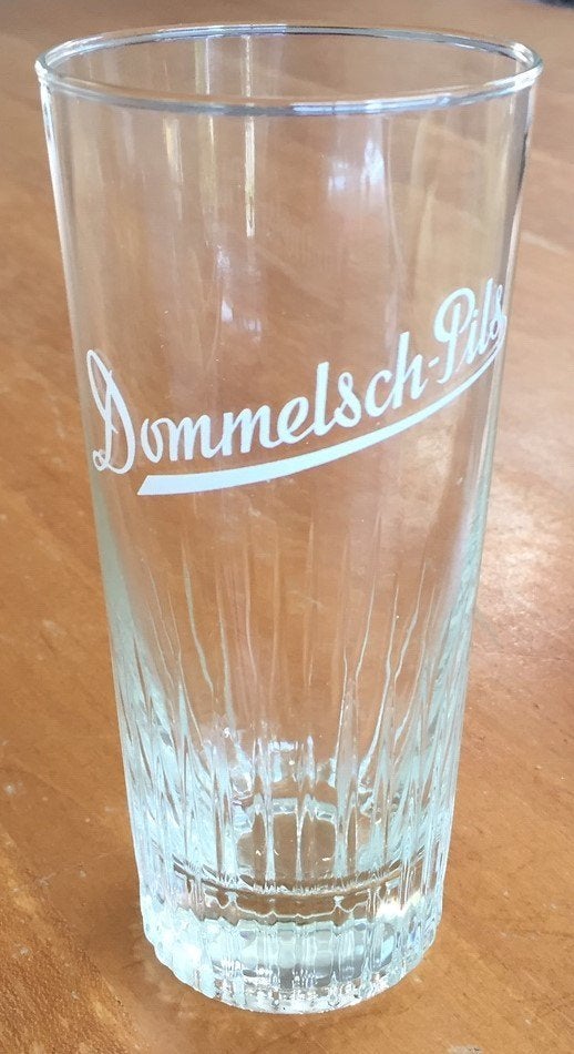 Oud zeldzamer glas Dommelsch Pils, Ophalen of Verzenden, Zo goed als nieuw, Glas of Glazen, Dommelsch