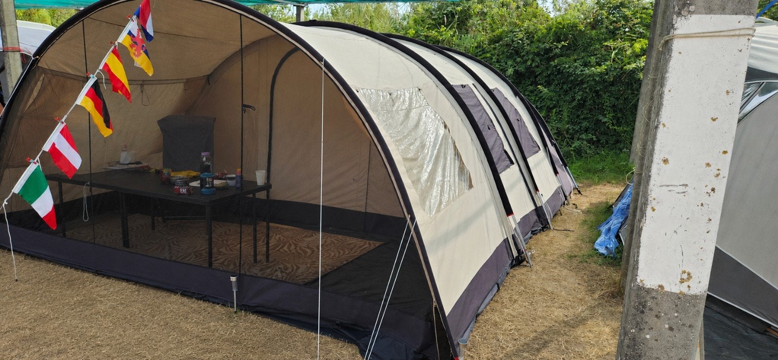 obelink familia 6 tunneltent, Caravans en Kamperen, Ophalen, Zo goed als nieuw, Tot en met 6