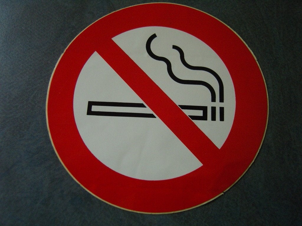 sticker Verboden te roken  KS2694, Ophalen, Zo goed als nieuw