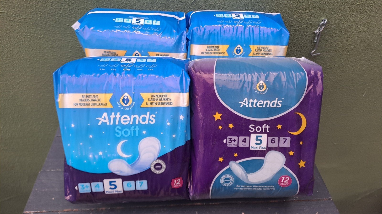 4x Attends soft inleggers 5 Maxi Plus, Diversen, Onbekend, Nieuw, Ophalen of Verzenden, Onbekend