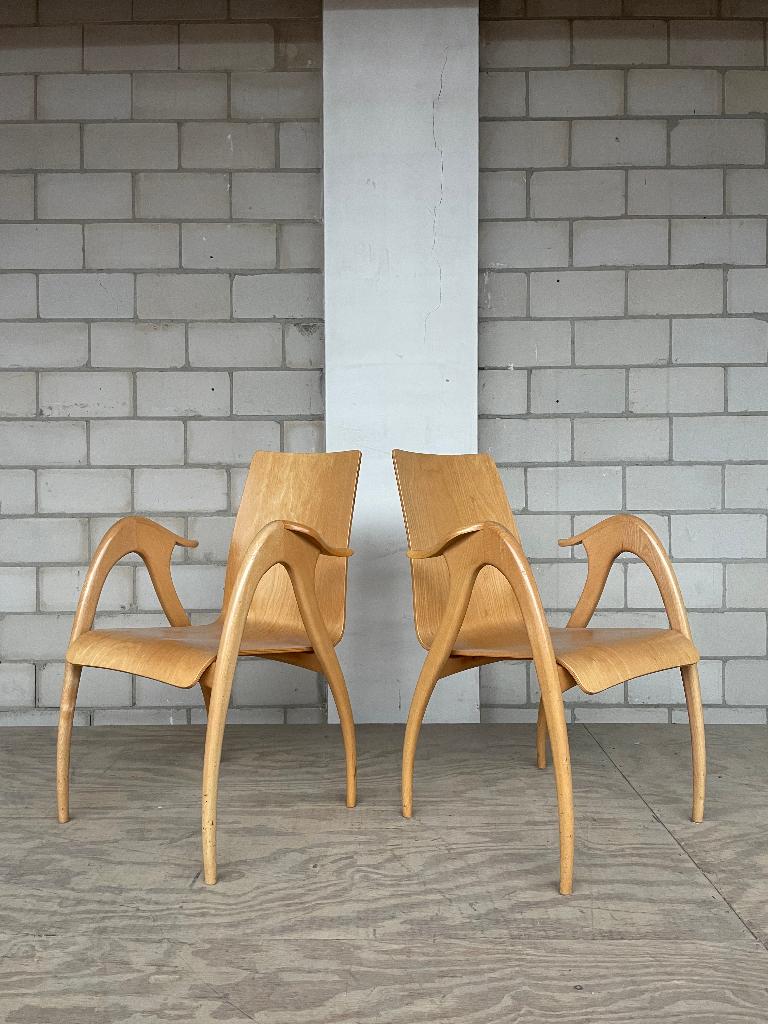 Sculptural Plywood chairs By (voorraad: 3), Ophalen, Minder dan 75 cm, Scandinavisch, X