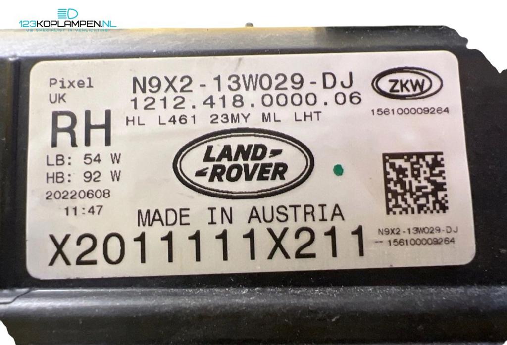 Range Rover Sport L461 koplamp rechts Full LED, -, Verzenden, -, Gebruikt