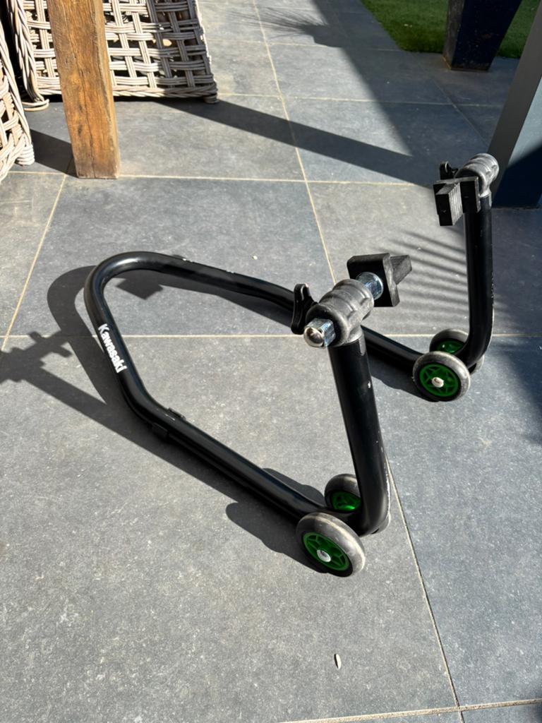 Originele kawasaki paddock stand voorzijde, Ophalen of Verzenden