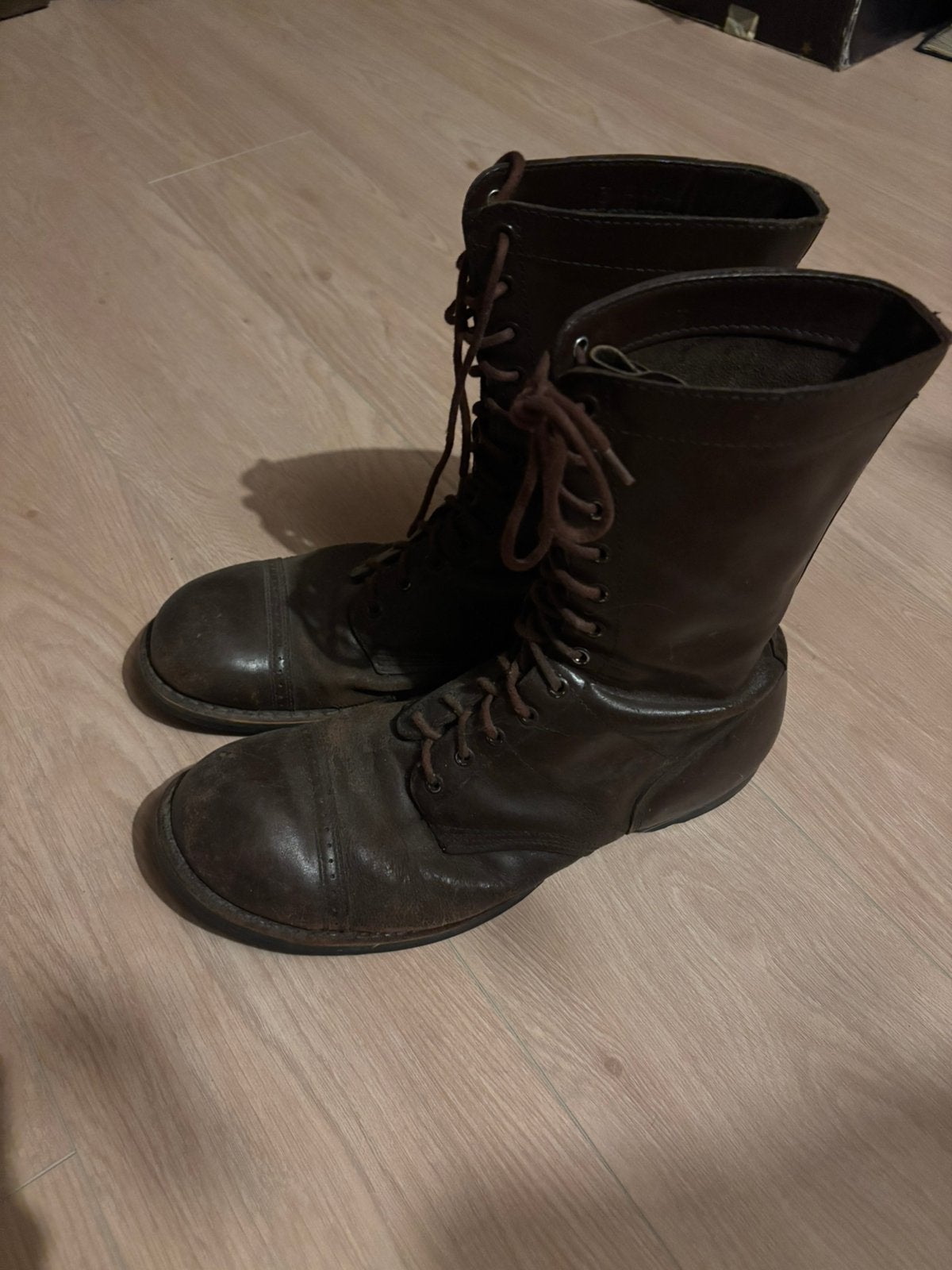 Grote maat US WWII - WW2 (jump) boots, Verzamelen, Ophalen of Verzenden, Amerika, Kleding of Schoenen