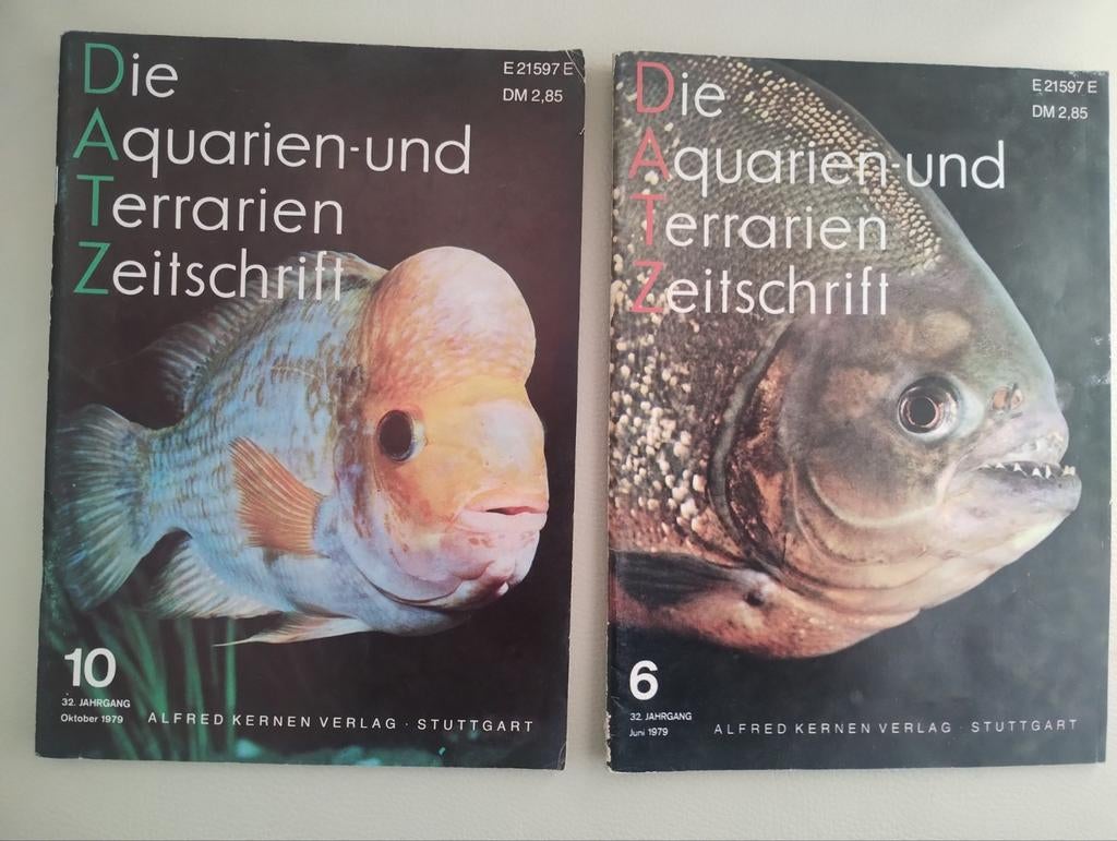 Die Aquarien- und Terrarien Zeitschrift - 2 nummers, Ophalen of Verzenden, Overige typen