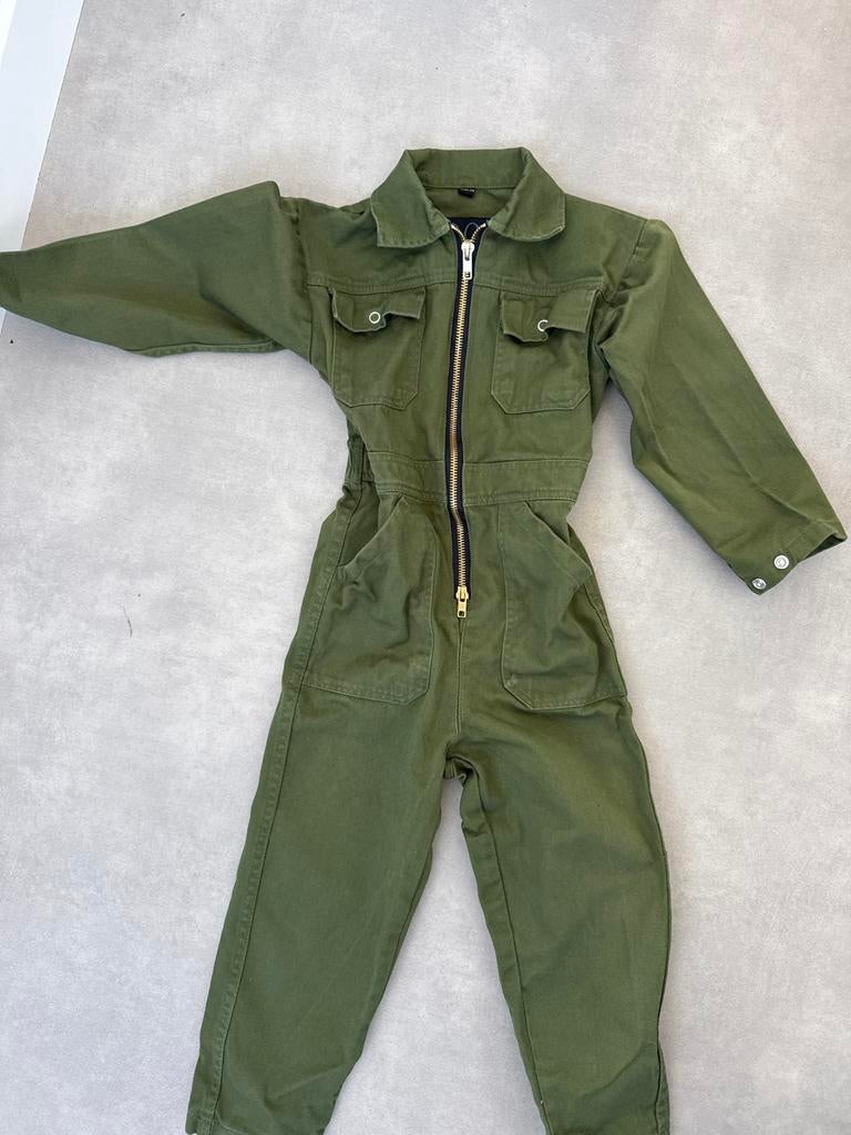 Stoere groene overall kind nieuw 68/74 storvik, Ophalen of Verzenden, Nieuw, Jongetje of Meisje