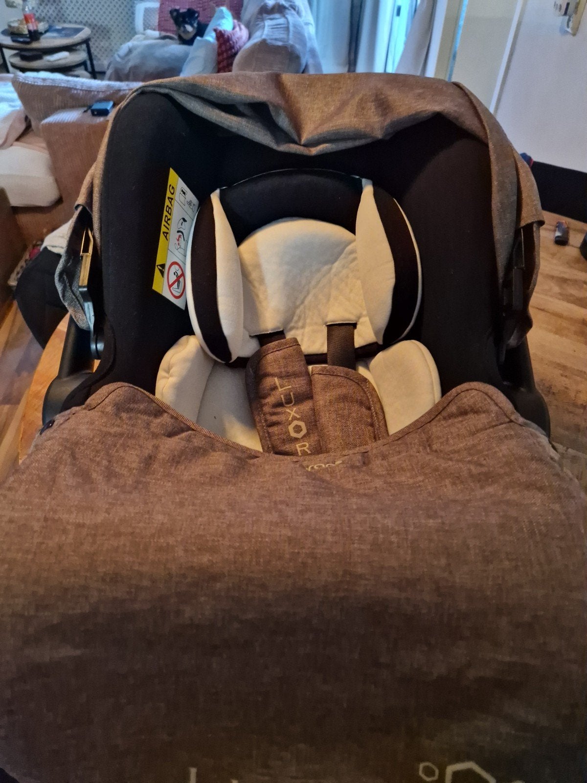 Kangaroe Kinderwagen Compleet Brons met Maxi-Cosi, Ophalen, Gebruikt, Combiwagen