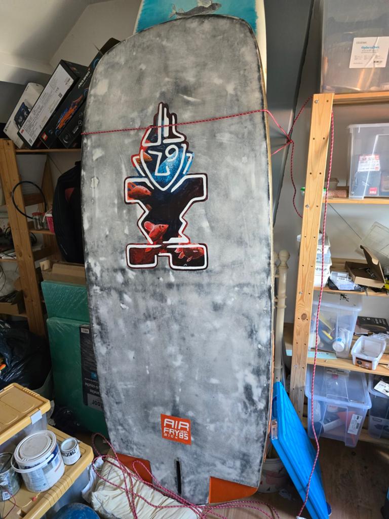 Windsurf foilset: Plank en Foil, Ophalen, Gebruikt, Minder dan 250 cm, Minder dan 3.5 m²