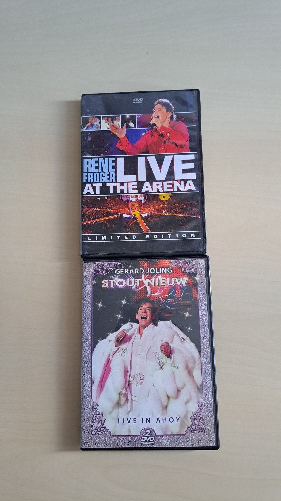 Rene Froger + Gerard Joling - Concert Dvd's, Alle leeftijden, Ophalen of Verzenden, Zo goed als nieuw
