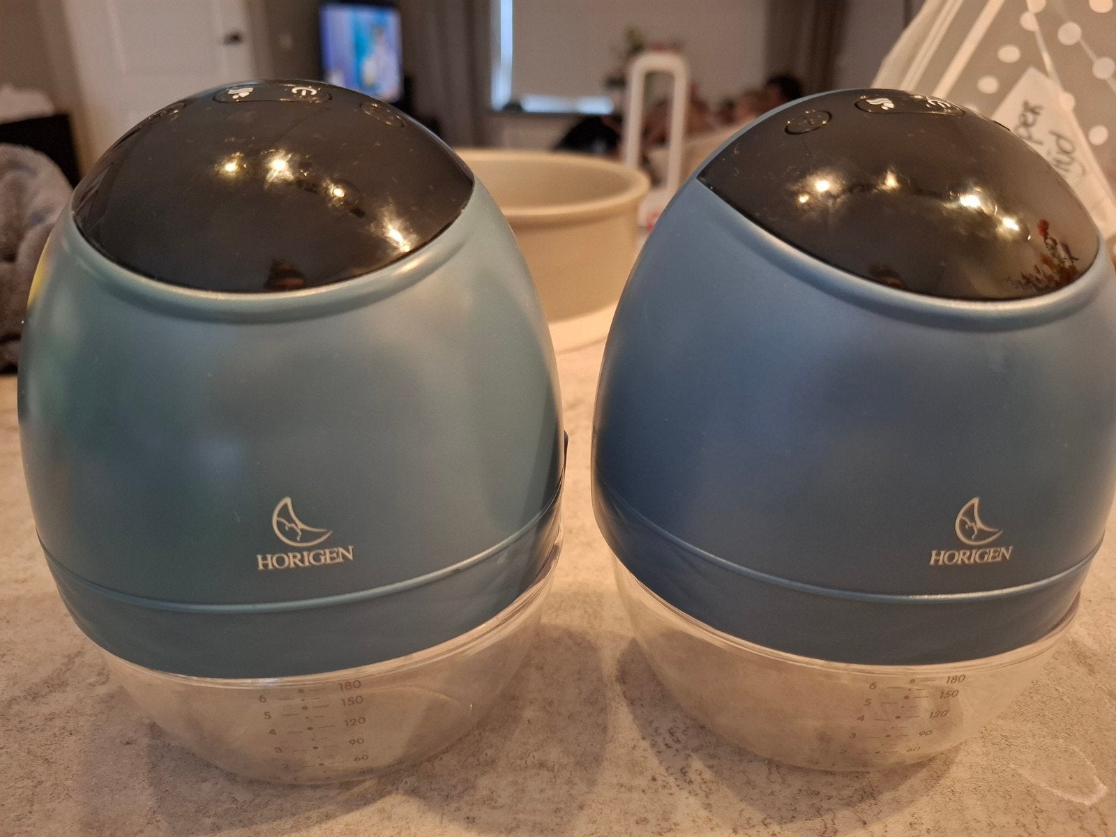 HORIGEN Draagbare Borstkolven (2 stuks), Ophalen of Verzenden, Gebruikt