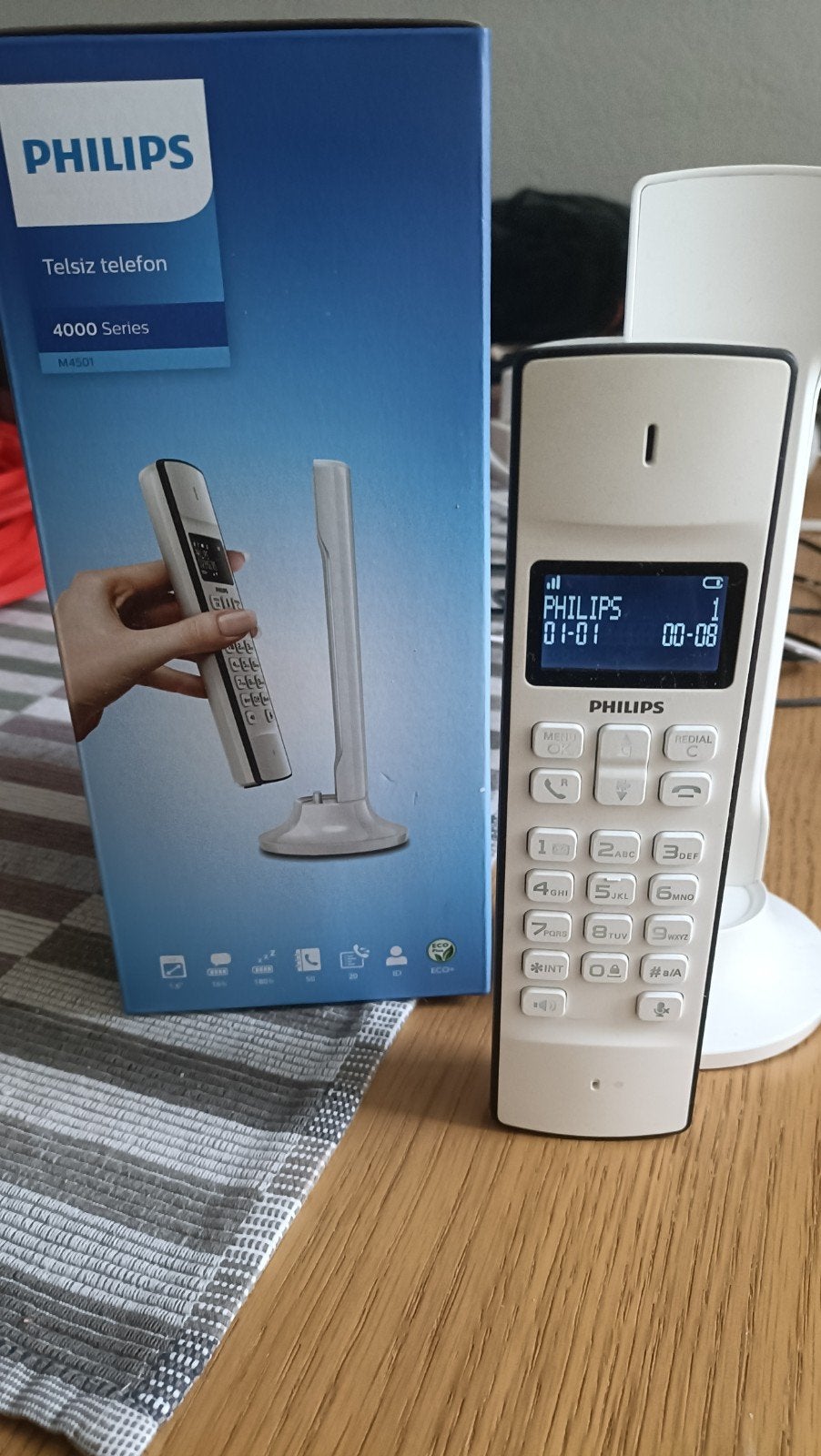 Philips type 4000 draadloze huis telefoon., Ophalen, Zo goed als nieuw, 1 handset