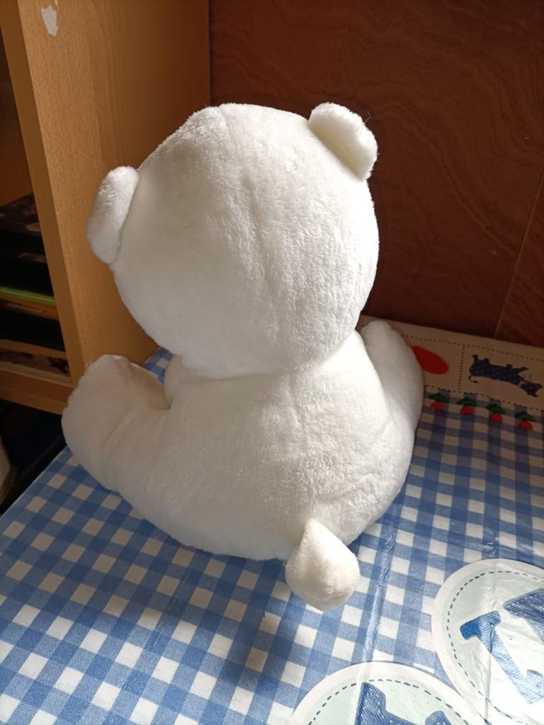 Kika beer knuffel wit nieuwe versie 25 cm groot, Ophalen of Verzenden, Zo goed als nieuw, Beer