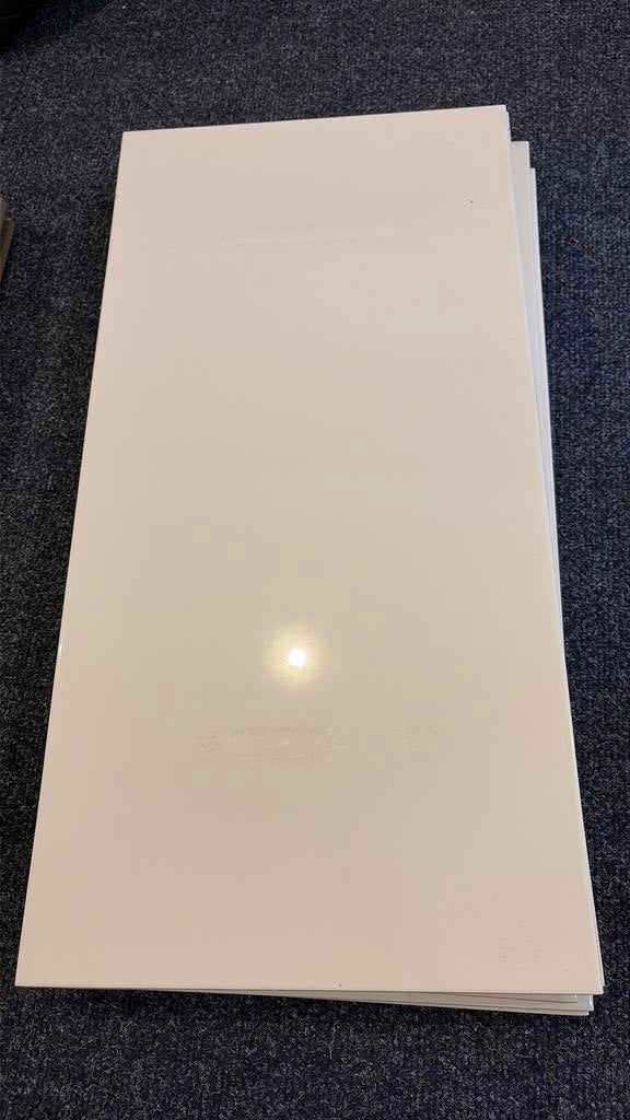 Witte muurtegels glans, 7 stuks., Ophalen, 40 tot 60 cm, Zo goed als nieuw, Minder dan 5 m²