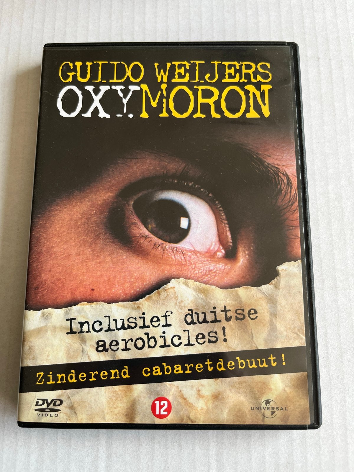 Guido Weijers - Oxymoron DVD, Stand-up of Theatershow, Guido Weijers, Vanaf 12 jaar, Gebruikt