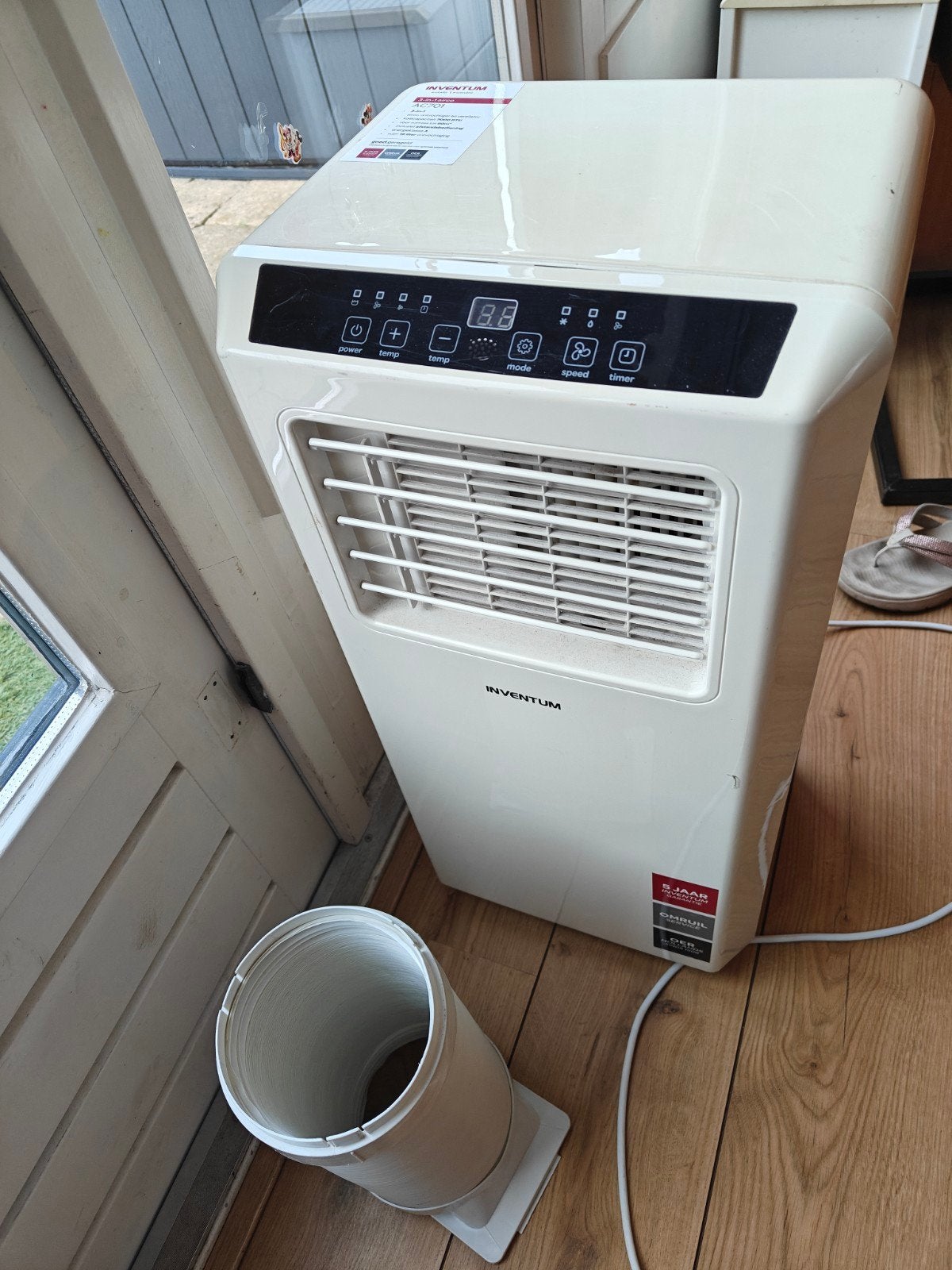 Inventum AC701 mobiele airco – 7000 BTU, Ophalen, Gebruikt, Minder dan 60 m³, Energieklasse A of zuiniger