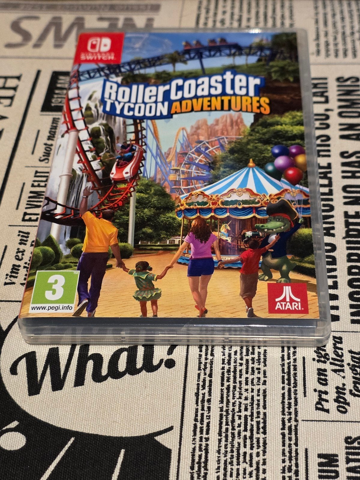 RollerCoaster Tycoon Adventures - Nintendo Switch (Nieuw), Spelcomputers en Games, Games | Nintendo Switch, Ophalen, 1 speler