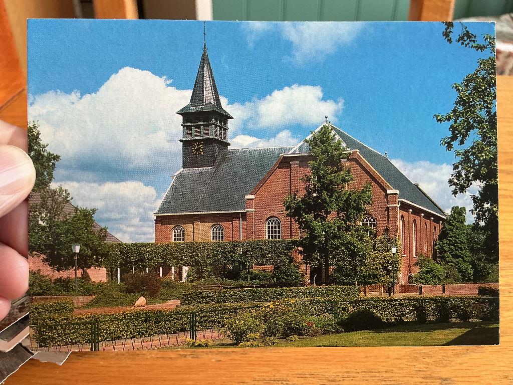 Zuidwolde met kerk, Verzenden, 1980 tot heden, Ongelopen, Drenthe
