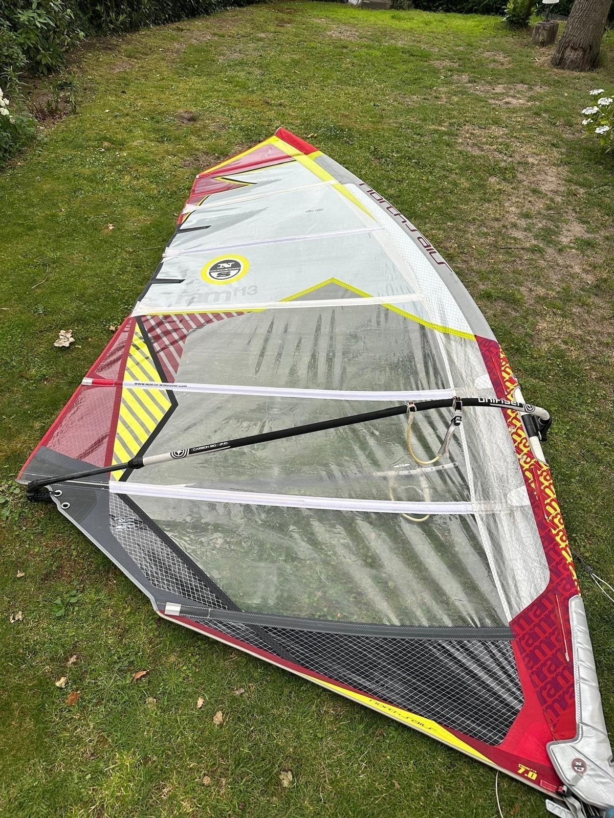 North Sails Ram 7m², Watersport en Boten, Windsurfen, Gebruikt, Ophalen of Verzenden, North Sails, 8 m² of meer