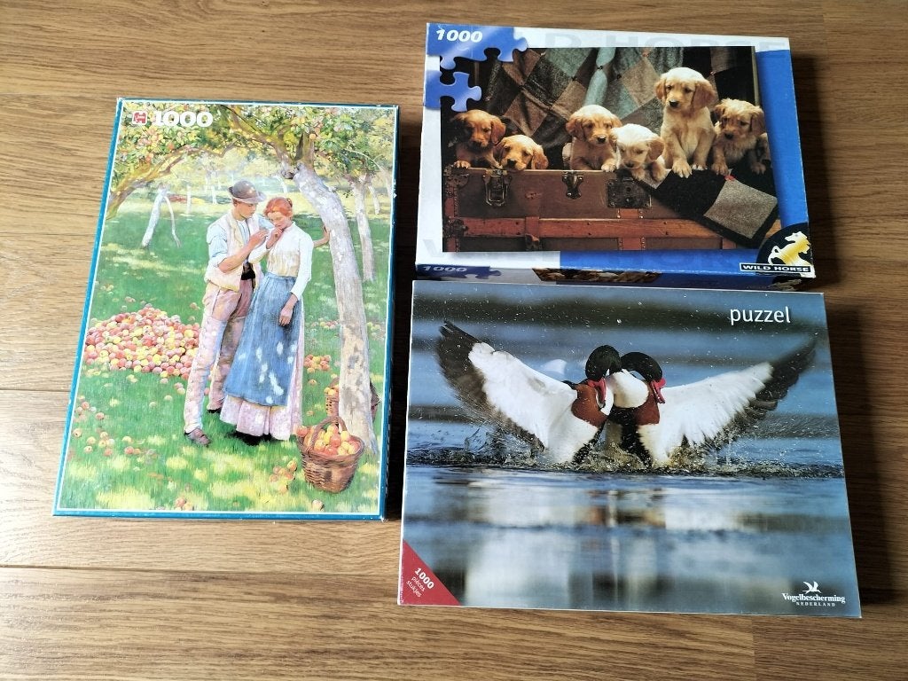 Legpuzzels 1000 stukjes, Ophalen, 500 t/m 1500 stukjes, Gebruikt, Legpuzzel