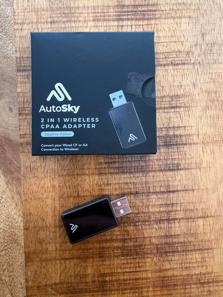 Autosky wireless carplay adapter / VAG BMW Mini polo golf, Auto diversen, Auto-accessoires, Zo goed als nieuw, Ophalen of Verzenden