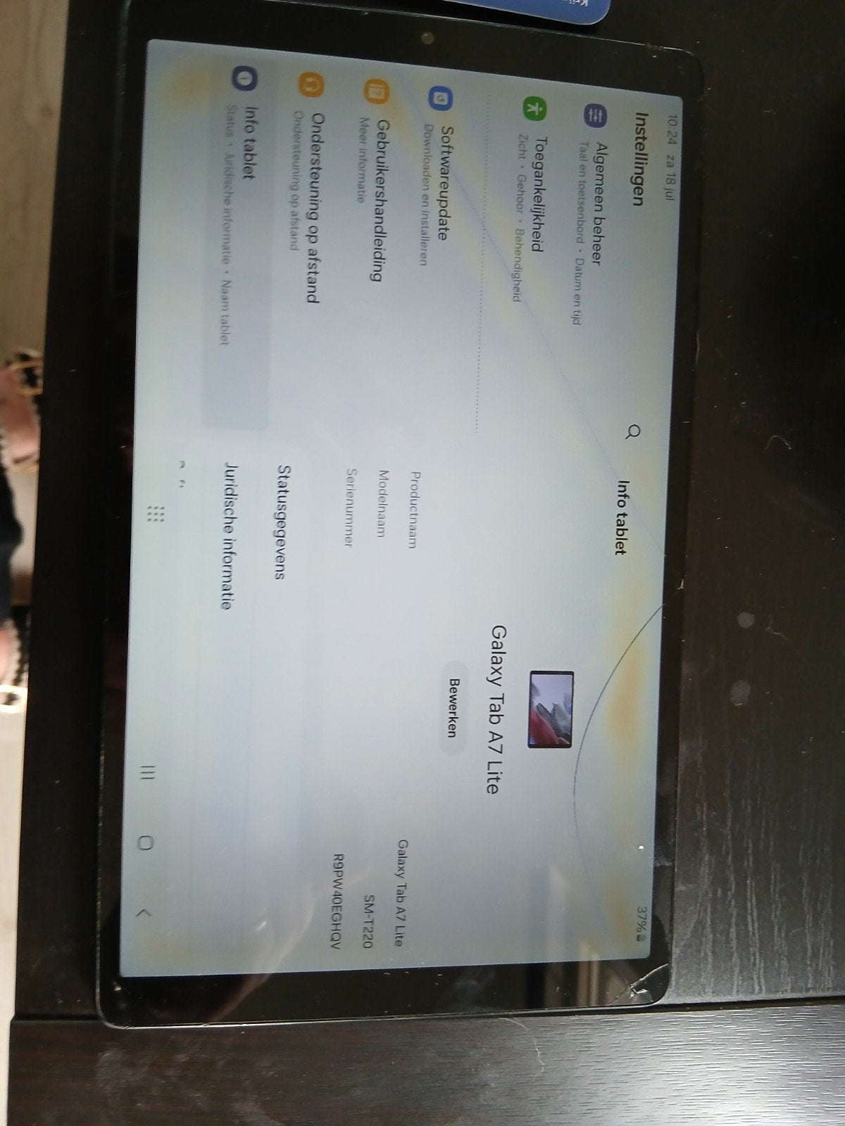 Samsung Galaxy Tab A7 Lite (SM-T220), Ophalen, Gebruikt, 32 GB, 8 inch