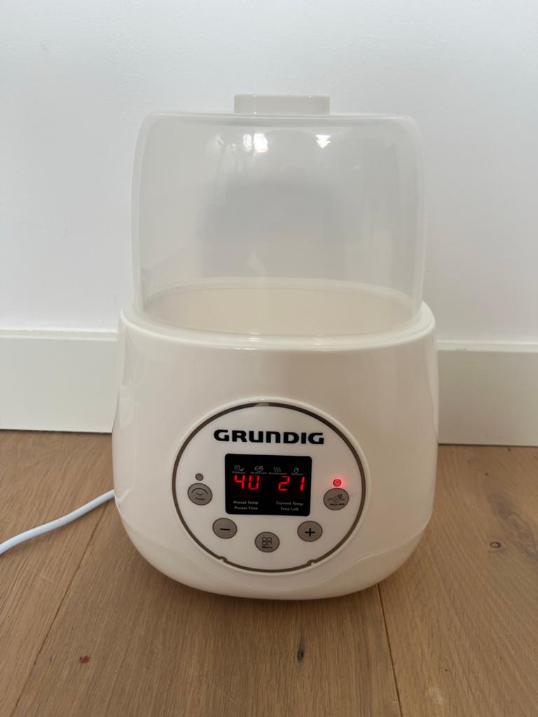2 x Grundig Flessenwarmer en Sterilisator 3-in-1 (25p stuuk), Ophalen of Verzenden, Zo goed als nieuw