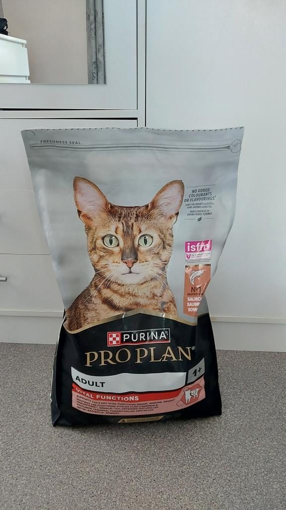 Purina Proplan 7,3 kilo Adult Vital Functions zalm, Ophalen of Verzenden, Kat