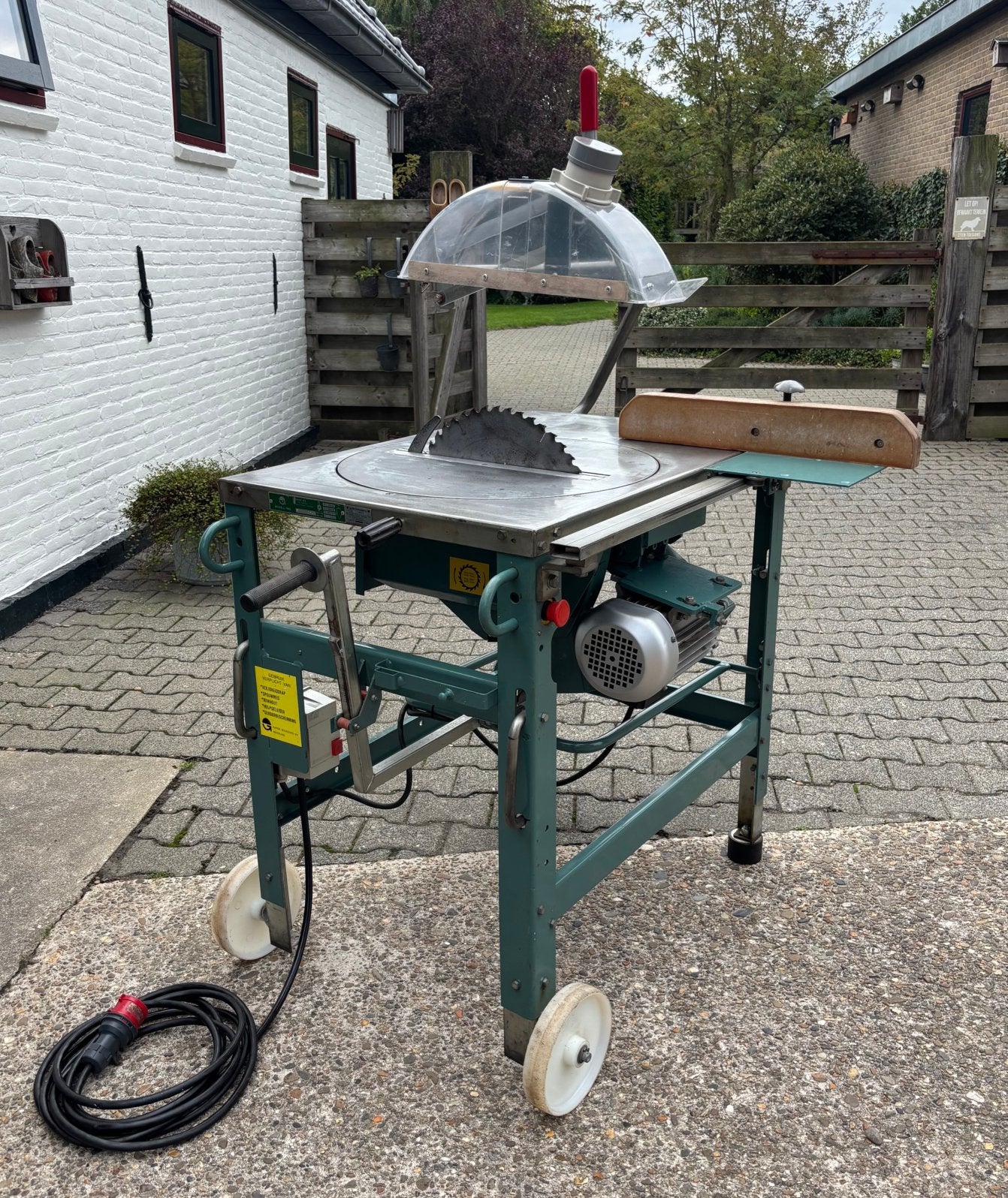 Gjerde bouwzaag zaagtafel, Doe-het-zelf en Verbouw, Ophalen, 70 mm of meer, Overige typen, Zo goed als nieuw