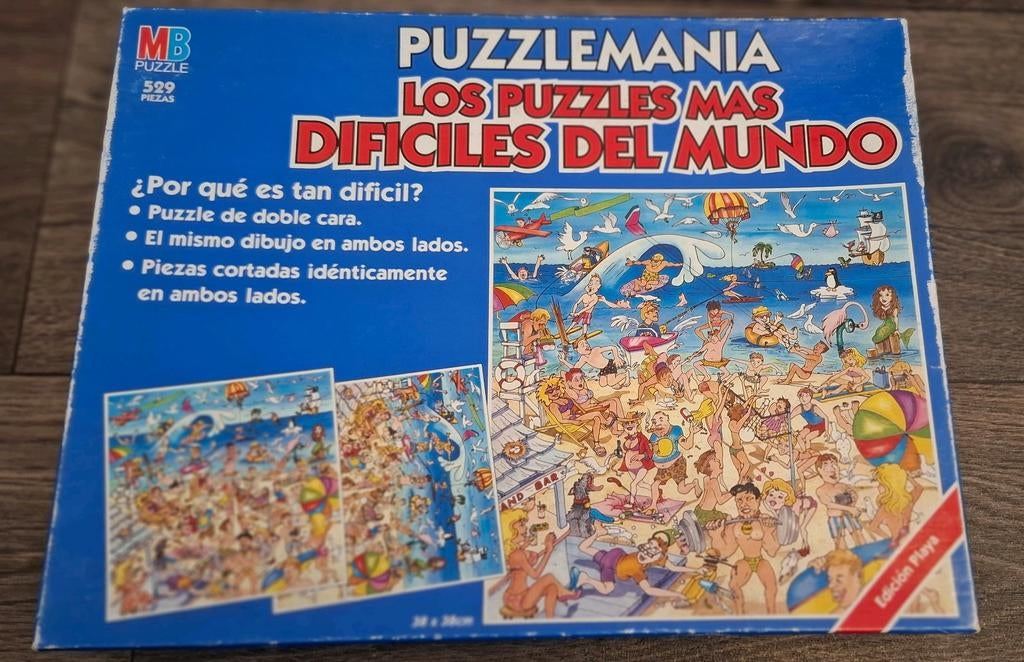 MB: De moeilijkste puzzel ter wereld, Ophalen of Verzenden, 500 t/m 1500 stukjes, Gebruikt, Legpuzzel