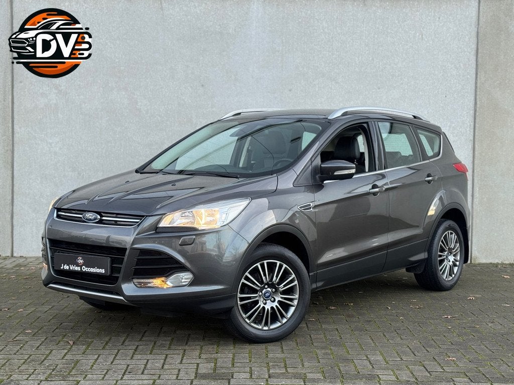 Ford Kuga 1.5 Titanium CLIMAT TREKHAAK ELEK PAKKET LMV STL V, Auto's, Ford, 1498 cc, 4 cilinders, 150 pk, Leder en Stof
