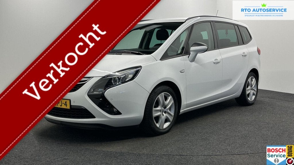 Opel Zafira Tourer 1.4 Cosmo TREKHAAK CRUISE ECC LM., Auto's, Opel, Bedrijf, Te koop, Zafira, ABS, Airbags, Airconditioning, Automatische klimaatregeling