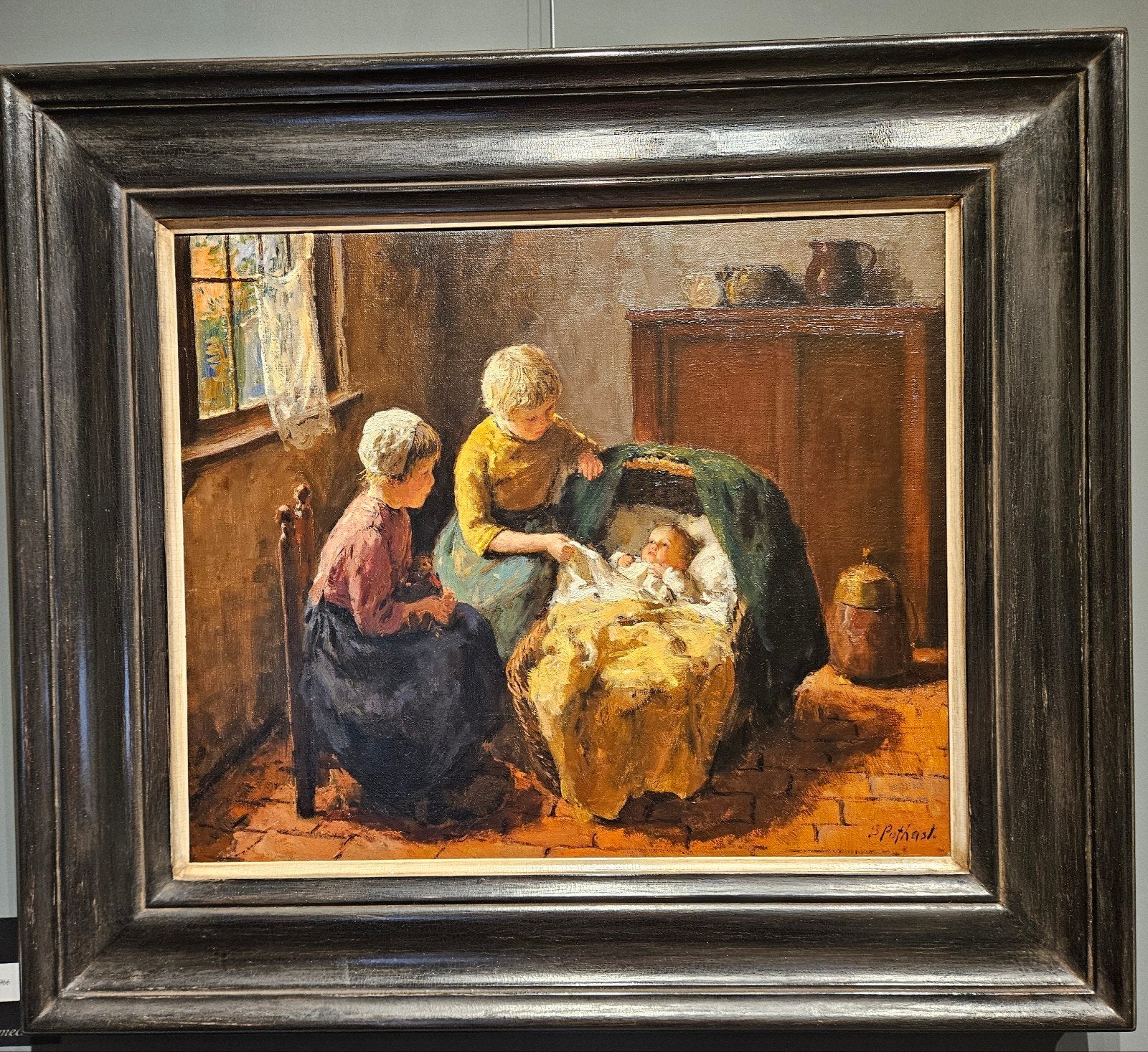 Schilderij Bernhard Pothast (1882-1966), Ophalen, Ingelijst
