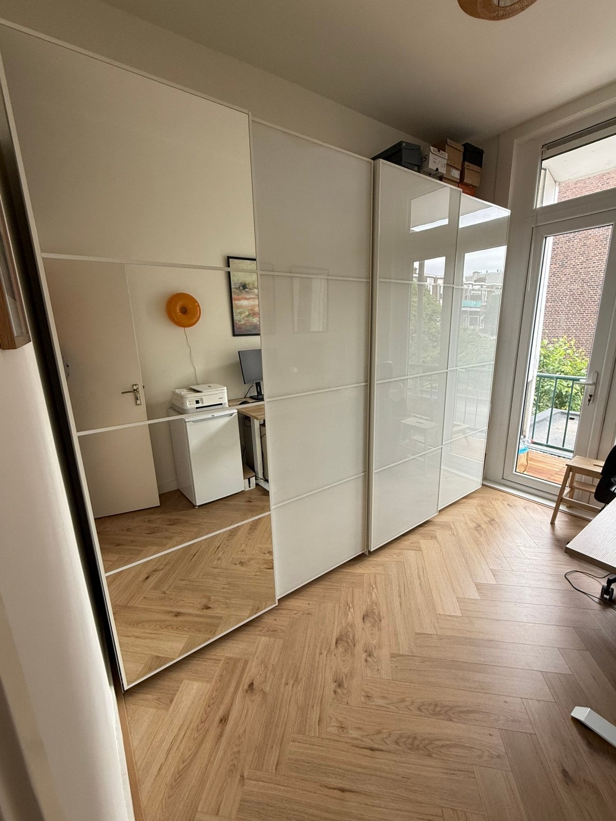 IKEA PAX Kledingkast met Schuifdeuren, Ophalen, 200 cm of meer, Zo goed als nieuw, 200 cm of meer