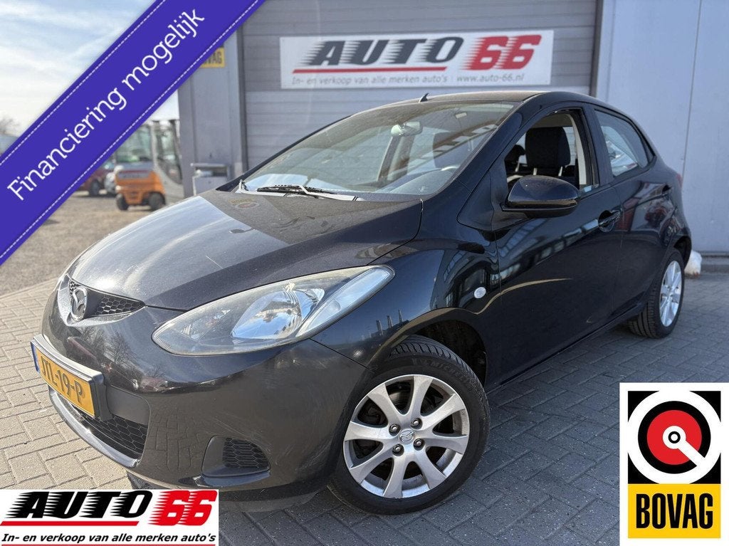 Mazda 2 1.3 TS Plus, Auto's, Mazda, Voorwielaandrijving, Gebruikt, Zwart, 4 cilinders