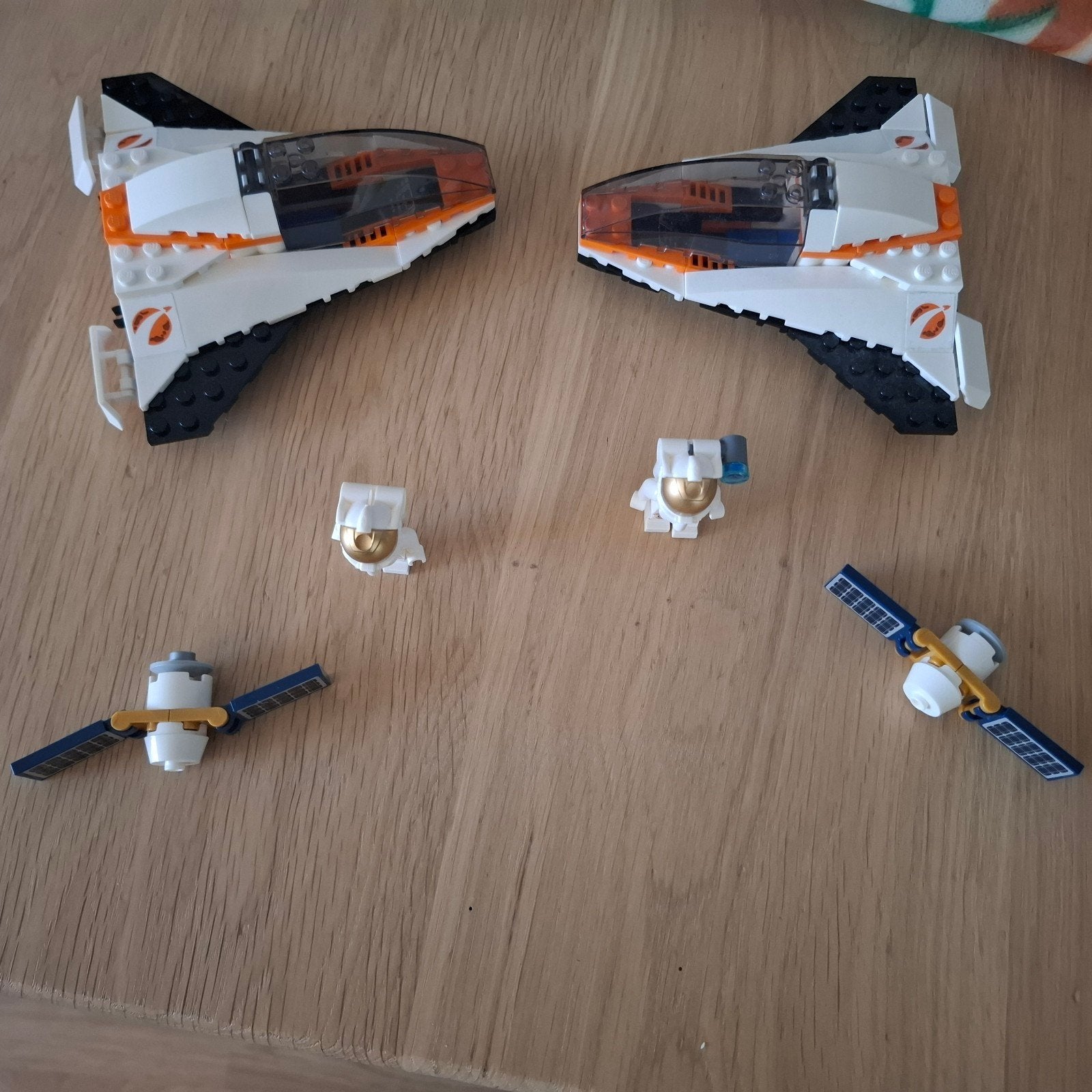 Lego Ruimteschip met astronauten en satellieten, Ophalen, Gebruikt, Inclusief minifiguren, Lego