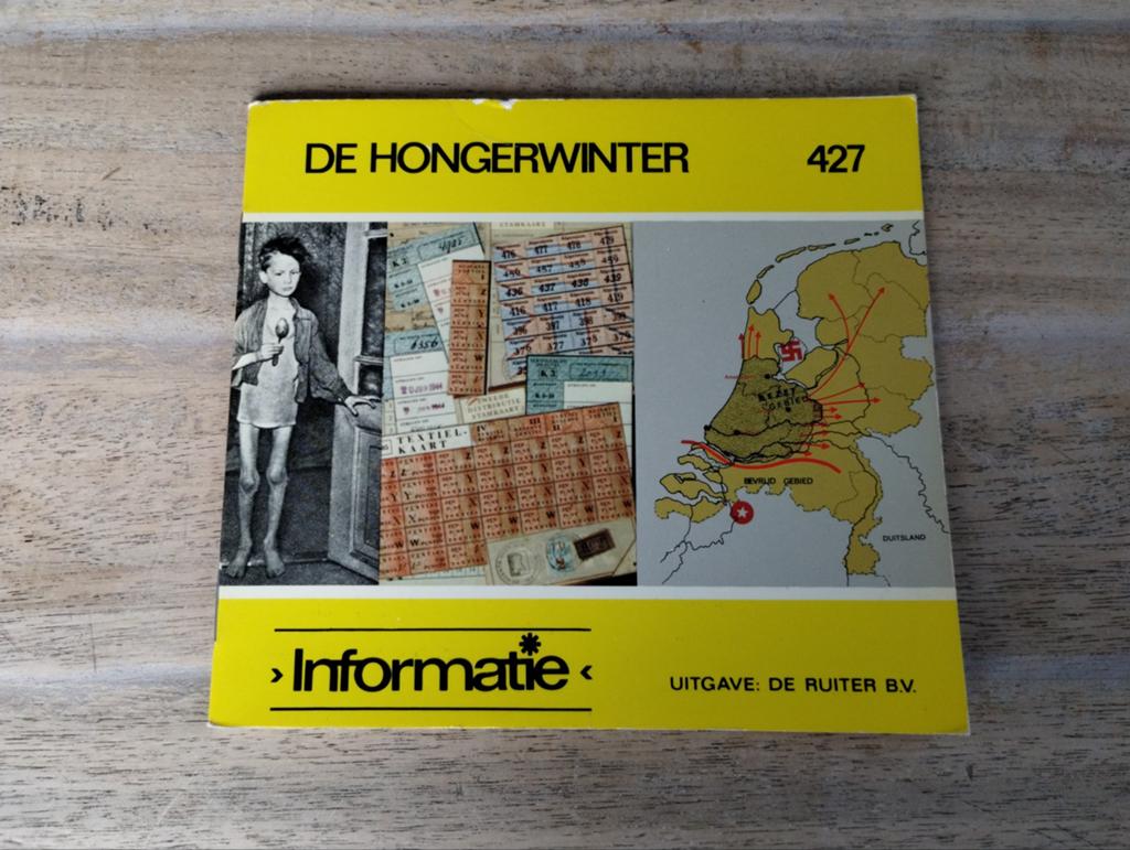 De Hongerwinter - Informatieboekje WOII, Ophalen of Verzenden, 20e eeuw of later, Gelezen, Onbekend
