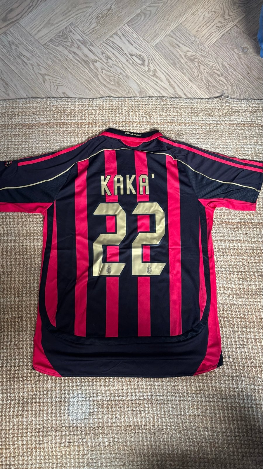 AC Milan Thuisshirt Kaka 22 - Adidas Maat L, Maat L, Ophalen of Verzenden, Gebruikt, Shirt