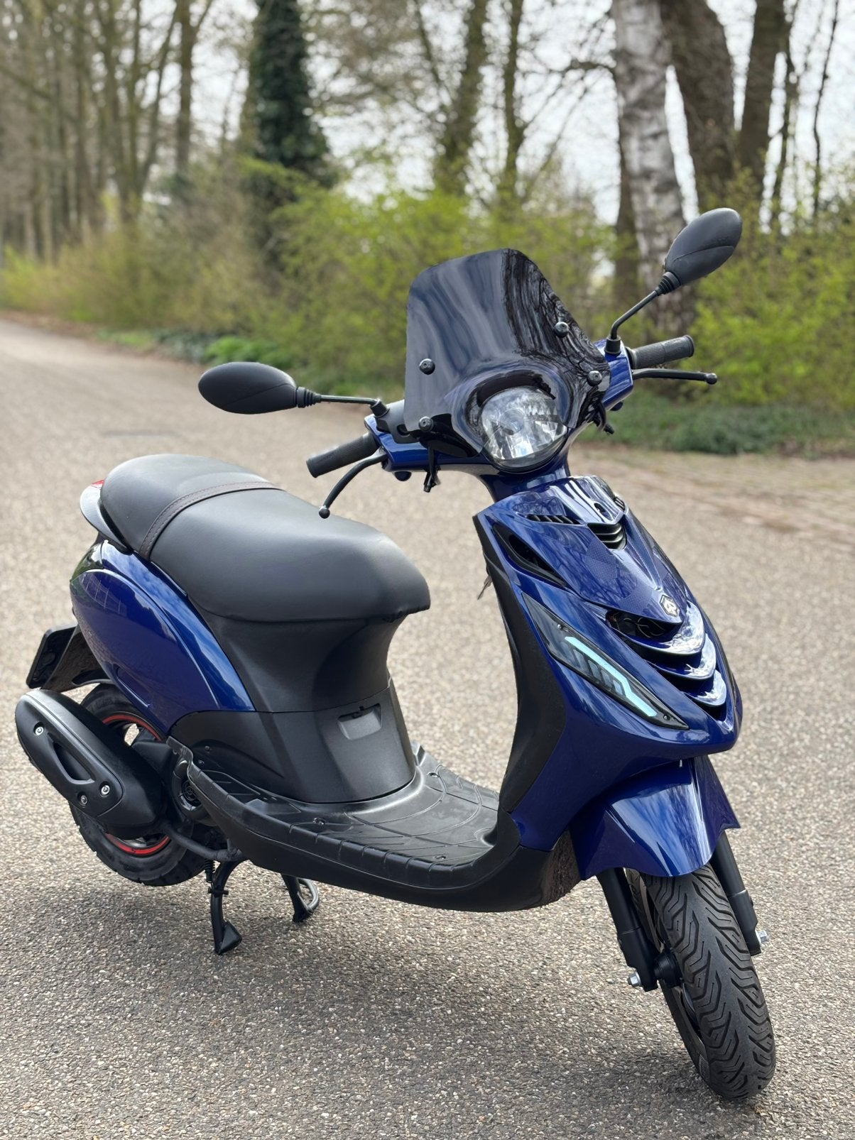 ✅ Zeer Nette Piaggio Zip Sp Brom 2018 Alpha BMW BLAUW! ✅, Fietsen en Brommers, Scooters | Piaggio, Zip, Ophalen of Verzenden, Zo goed als nieuw